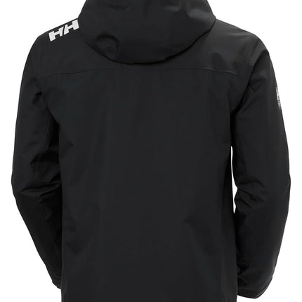 Helly Hansen Men's Crew Hooded Midlayer Jacket 2, Black, 3XL