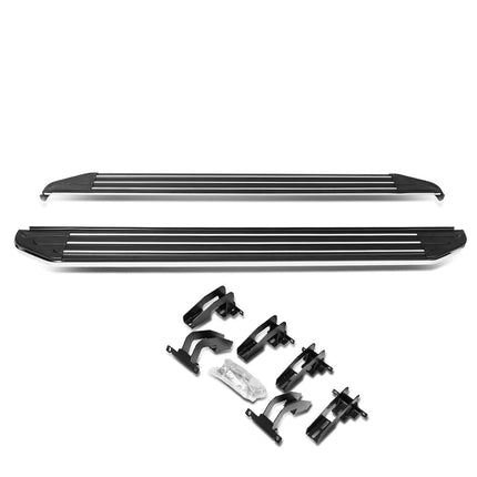 DNA Motoring RNB-827 2Pcs Aluminum Side Step Bar Running Boards Replacement 5.5 Inches Wide