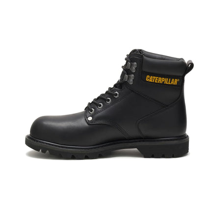 Caterpillar Men's 2nd Shift 6" Steel Toe Boot,Black,8.5 M US