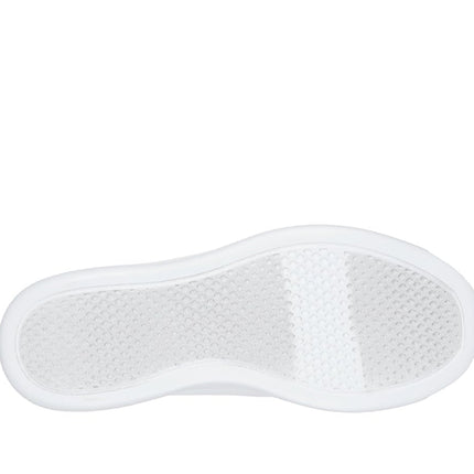 Skechers Women's Hands Free Slip-ins Bobs Skipper-Keep It Classic Sneaker, White, 9