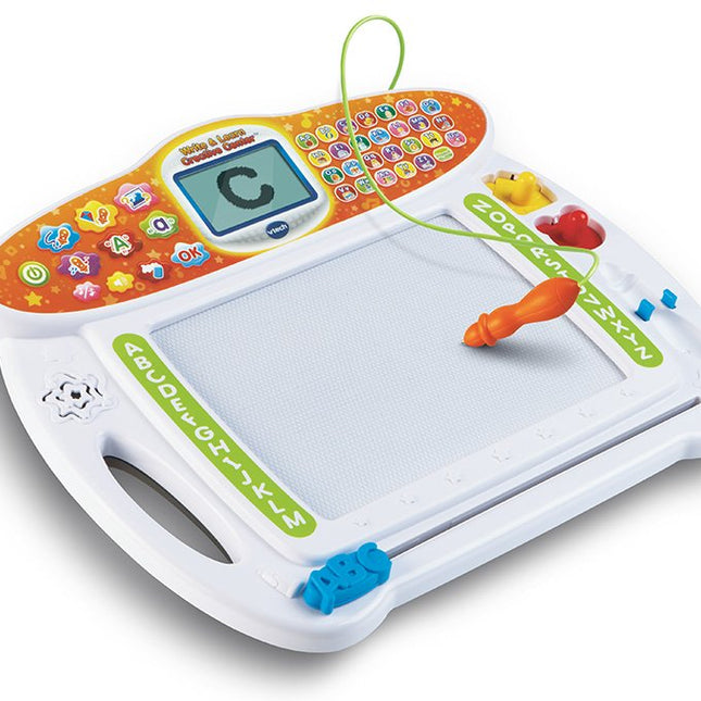 VTech Animated Demonstrations Write & Learn Creative Centre - Educational Writing Board - Magnetic, Plastic - Playful Educational - Multicolor