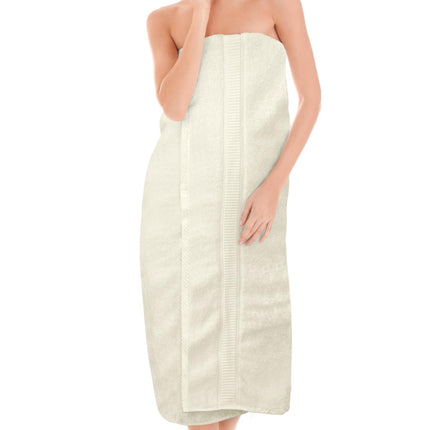 Utopia Towels - Sábana de baño de lujo jumbo (35 x 70 pulgadas) - 600 GSM 100% algodón hilado en anillos Toalla de baño extragrande altamente absorbente y de secado rápido - Toalla supersuave con calidad de hotel (marfil, paquete de 2)