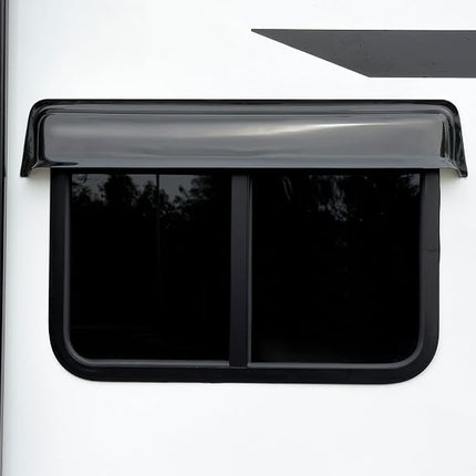 Déflecteur de pluie et pare-soleil RainBlade pour fenêtre de camping-car (convient aux fenêtres de 50 à 63,5 cm de large)