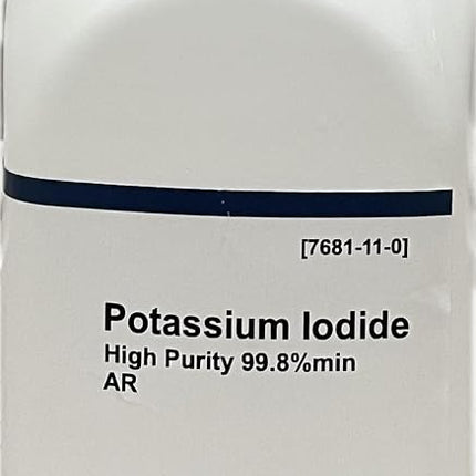 Potassium Iodide, High Purity USP Crystals/Powder,Lab Grade - 100 Grams