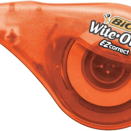 BIC White Out Correction Tape - 7 Pack - 39.3 Feet Each - White Out Tape - Tear-resistant - Clear Dispenser - Right & Left Hand Use