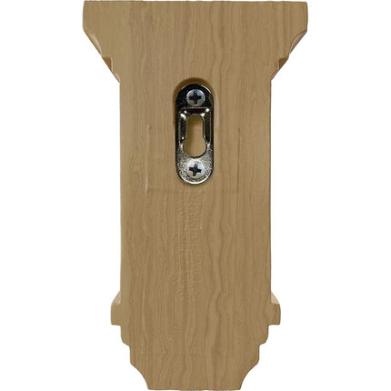 Ekena CORW03X03X06JECH 3 1/2-Inch Width x 3 3/4-Inch Depth x 6-Inch Height Mini Jefferson Wood Corbel - Cherry