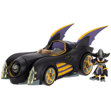 DC x Sonic Shadow as Batman with Feature Batmobile