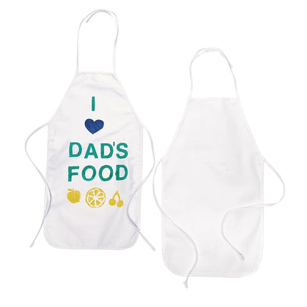 Colorations Blank Canvas Aprons - Set of 12 (Item # DECAPRON)