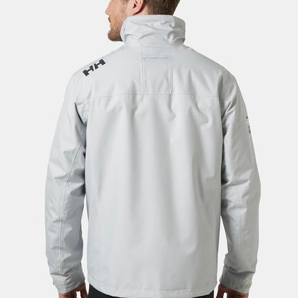 Helly Hansen Men's Crew Midlayer Jacket, Grey Fog 2.0, L