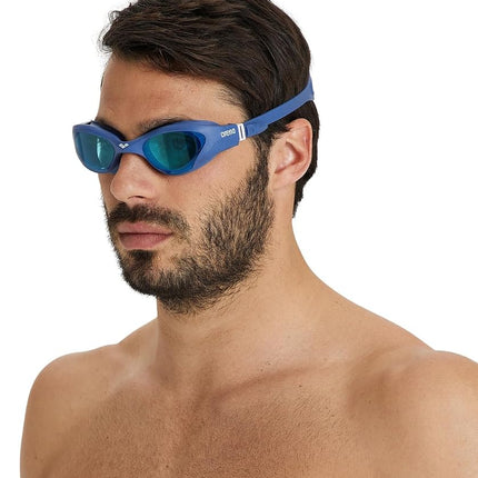 ARENA The One Swimming Goggles, Adult Unisex Pool Goggles with Wide Lenses, UV Protection, Self-Adjusting Nose Bridge, Orbit-Proof Seals, Anti-Fog Lenses