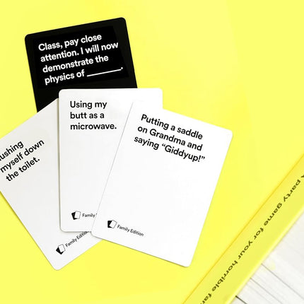 Cards Against Humanity Family Edition • A Game For Your Horrible Family
