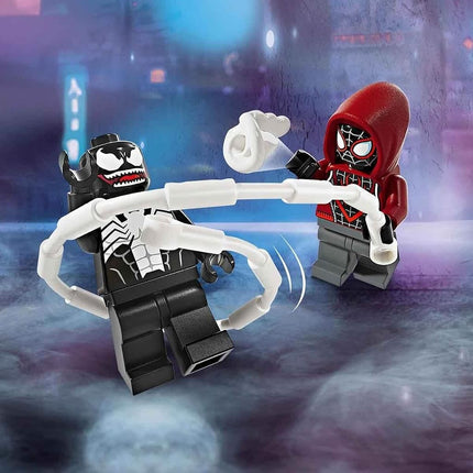 LEGO Marvel Venom Mech Armour vs. Miles Morales, Posable Spider-Man Toy Action Figure for Kids, Spidey Building Set with Minifigures, Super Hero Gifts for Boys and Girls Aged 6 Plus 76276
