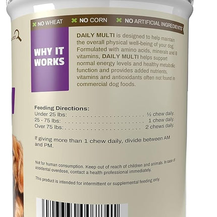 Pet Naturals Daily Multivitamin for Dogs - Yummy Chews with Amino Acids, and Antioxidants - Supports Energy, Metabolic Function and Pet Wellness