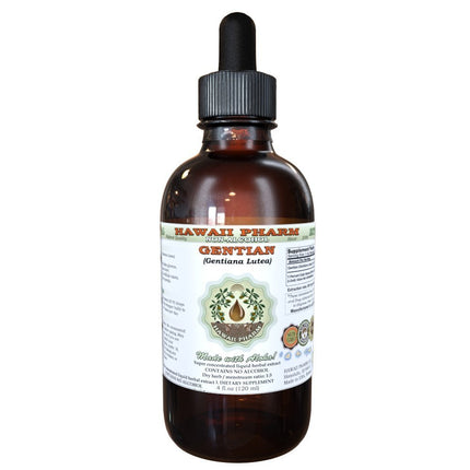 Hawaii Pharm Gentian Alcohol-Free Liquid Extract, 