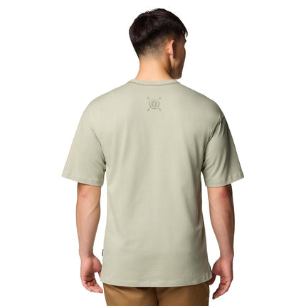 Columbia Men's Landroamer Short Sleeve Crew, Short Sleeve T-Shirt, Safari, XL