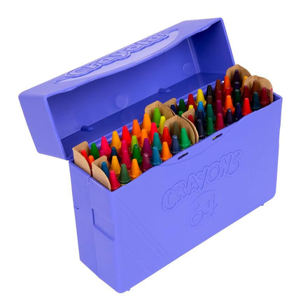 Crayola 64 Count Crayons, with Limited Edition Colors & Plastic Case, Coloring Set, Gift for Kids Ages 3 & Up