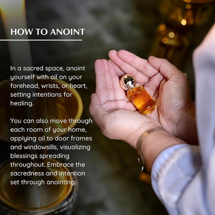 Frankincense, Myrrh & Rose of Sharon Anointing Oils, Holy Gifts, Aromafume