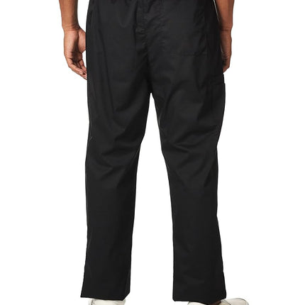 WonderWink Women's Plus Size Drawstring Cargo Pant, Black, XX-Large