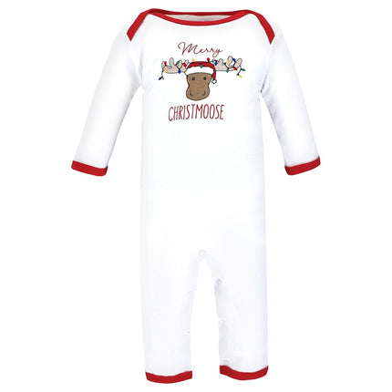 Barboteuses en coton Hudson Baby pour bébés garçons, motif élan de Noël, 9-12 mois
