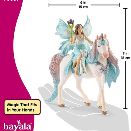 Schleich Bayala - 3Pc Fairy Eyela With Princess Unicorn - Kids 5+ | 70569