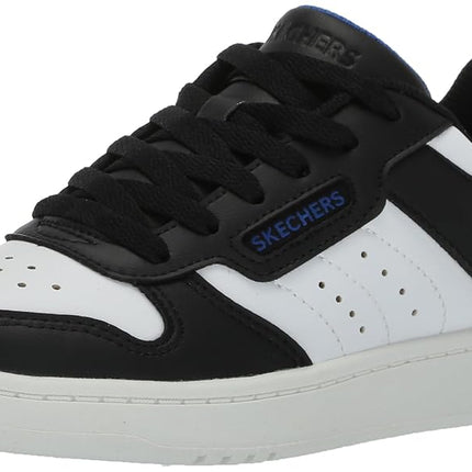 Skechers Boy's Quick Street Trainers, Black White,