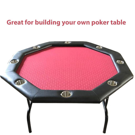 YH Poker 108X60Inch Section of Suited Poker Table Speed Cloth (Burgundy)