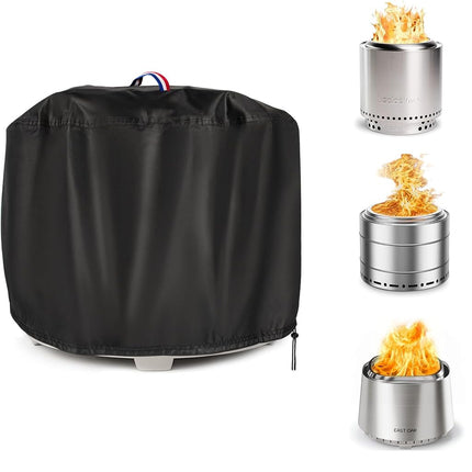 Youlvy Fire Pit Cover Round 20 inch, Smokeless Fir
