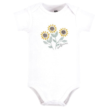Hudson Baby Pañaleros de algodón unisex para bebé, Sunflower Love, 18-24 meses