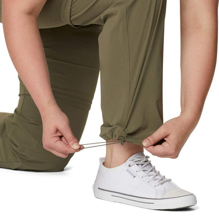 Columbia Women's Saturday Trail II Convertible Pant, Stone Green, 16W Short