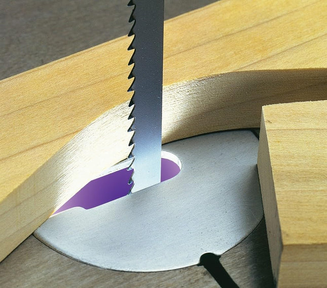 BOSCH BS5912-14WA 1-Piece 59-1/2 in. 14 TPI General Purpose Stationary Band Saw Blade Ideal for Scroll-Cutting Applications in Wood