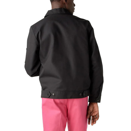 Sudadera con capucha y logo de trabajo para mujer, Dickies, Concienciación sobre el Cáncer de Mama, Tejido de punto negro, Talla pequeña