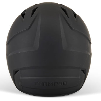 Casque de batteur de baseball CHAMPRO HX Gamer Performance de couleur unie avec finition mate