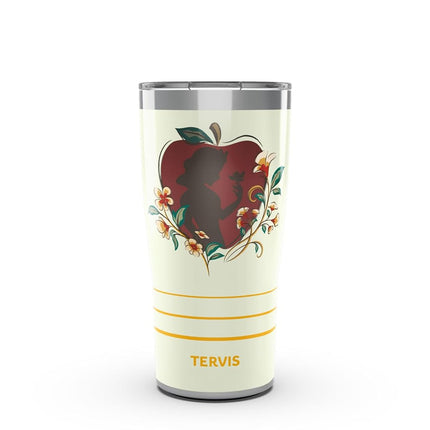 Tervis Traveler Disney - Snow White Just One Bite Triple Walled Insulated Tumbler Travel Cup Keeps Drinks Cold & Hot, 20oz, Stainless Steel