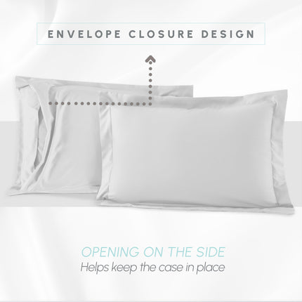 Elegant Comfort Edredón alternativo de plumón de 3 piezas con costuras en caja y fundas – Ultrasuave para todas las estaciones, inserto de edredón con pestañas en las esquinas, juego de edredón mullido y acogedor de 3 piezas, individual, blanco