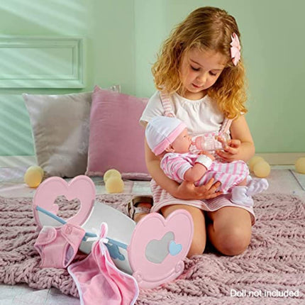 JC TOYS - Accessories Doll Cot, Multicolor (81450)