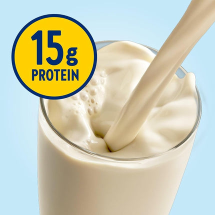 Boisson fouettée Glucerna Hunger Smart, pour aider à gérer la glycémie, saveur vanille maison, 295 ml, paquet de 24