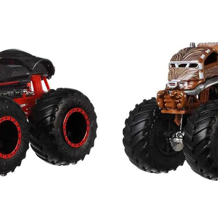 Hot Wheels Monster Trucks Demolition Doubles (Styles May Vary)  Includes 2 Toy Trucks in 1:64 Scale for Head-to-Head Smashing & Crashing, for Play or Display