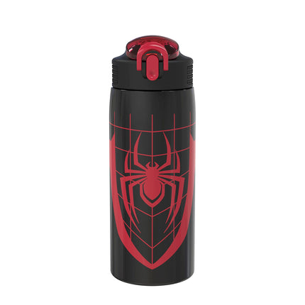 Zak Designs Marvel Spider-Man Water Bottle for Tra