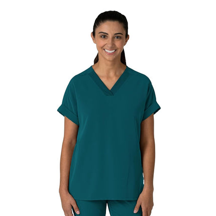 WonderWink Women's Drop Shoulder Boxy Scrub Top, C