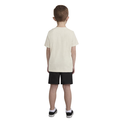 Hurley Boys' Soft Basic Cloud Slub T-Shirt, Bone, Medium