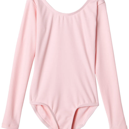 Capezio Long Sleeve Leotard - Girls, Pink, Large