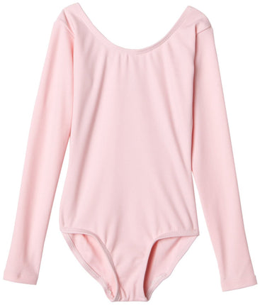 Capezio Long Sleeve Leotard - Girls, Pink, Large