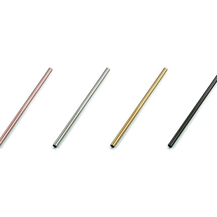 American Metalcraft STWG6 Pajita de acero inoxidable, dorada, de 6 pulgadas (paquete de 12)