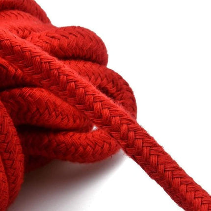 Picoggo Soft Cotton Rope - 32ft/10m, 8mm Thick, Soft Tying Rope (White)