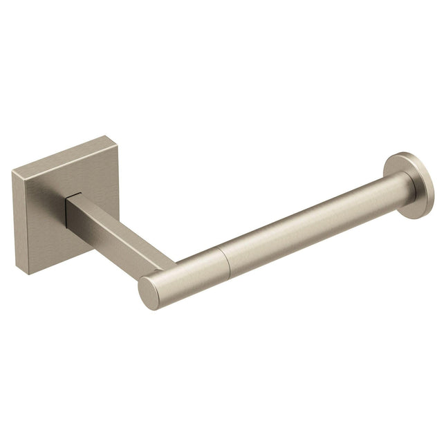 Moen BP1808BN Triva Porte-papier hygiénique à poteau simple, nickel brossé (BN)