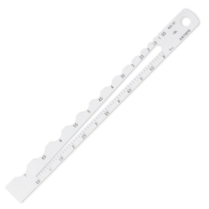 Shinwa Sokutei 73570 Radius Scale A-1 R0.5-7
