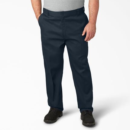 Pantalones de trabajo flexibles Dickies 874 para hombre, azul marino oscuro, 46W x 32L