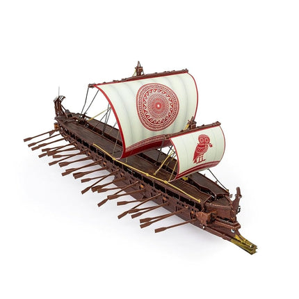 Metal Earth Premium Series Greek Trireme Ship 3D Metal Model Kit Fascinations