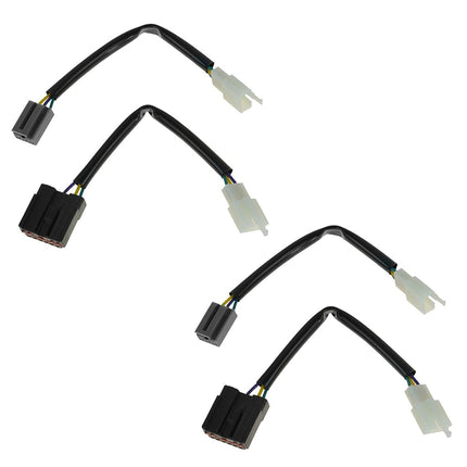 TRQ 2 Piece Driver and Passenger Side Mirror Assembly Set Electric Adjustment Non-Heated No Memory Textured Compatible with 1997 Ford F150 F250 FO1320644 FO1321644