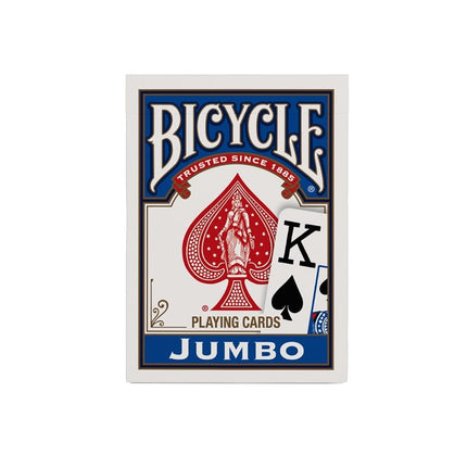 Bicycle Playing Cards, Jumbo Index, 12 Pack,Red & Blue